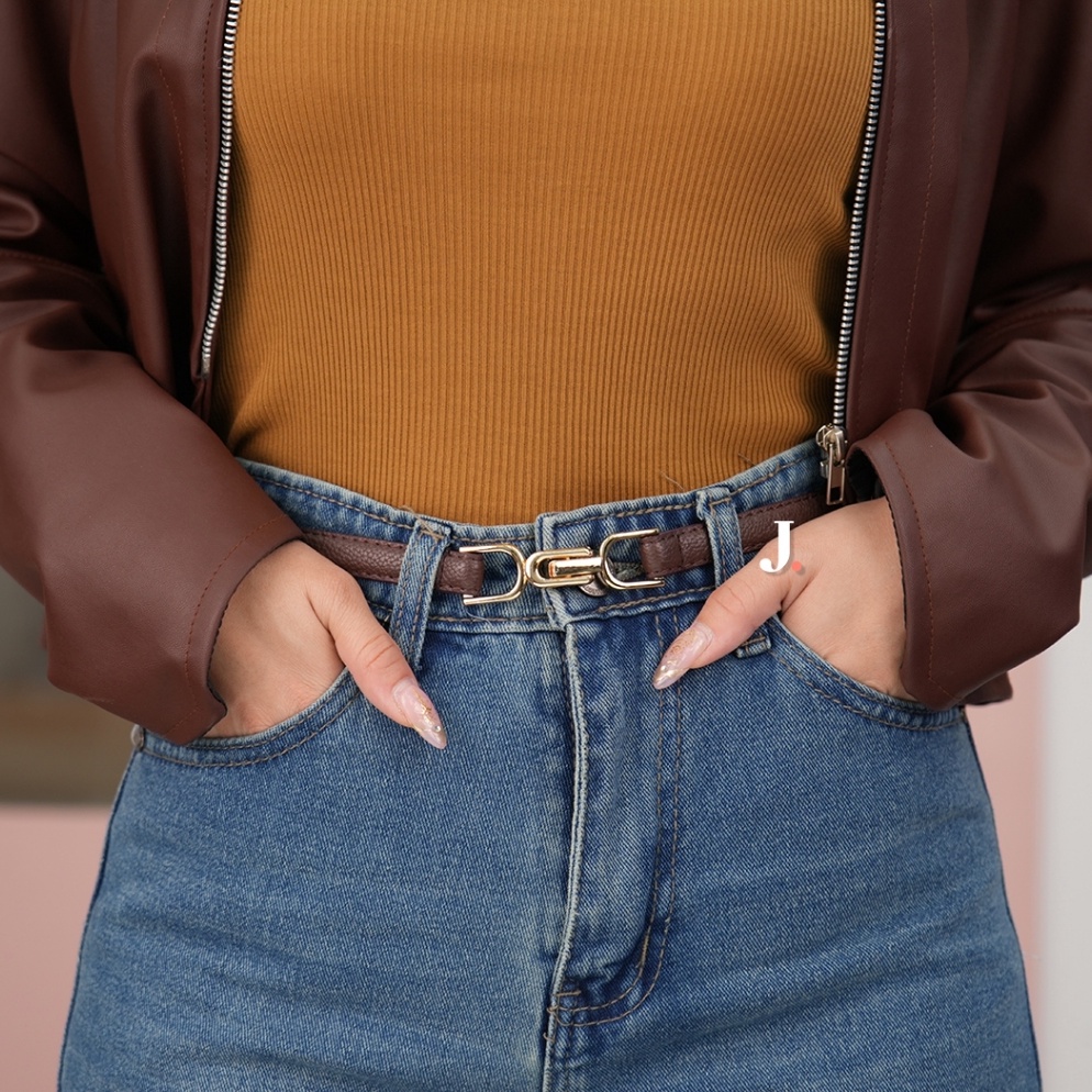 KODE C96Z JINISO  Ikat Pinggang Urban Chain Adjustable Belt Jeans