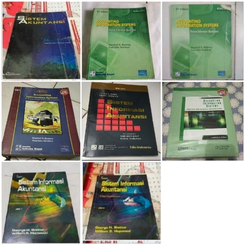 SISTEM INFORMASI AKUNTANSI EDISI KEDELAPAN JILID1 & 2 / SISTEM INFORMASI MANAJEMEN EDISI 10 / SISTEM