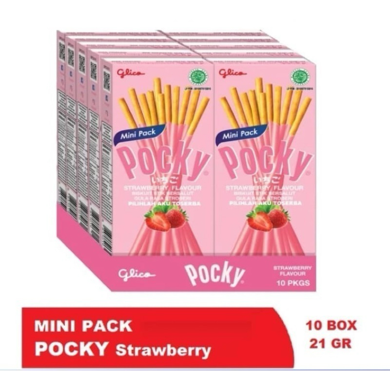 

Glico Pocky Coklat & Strawberry