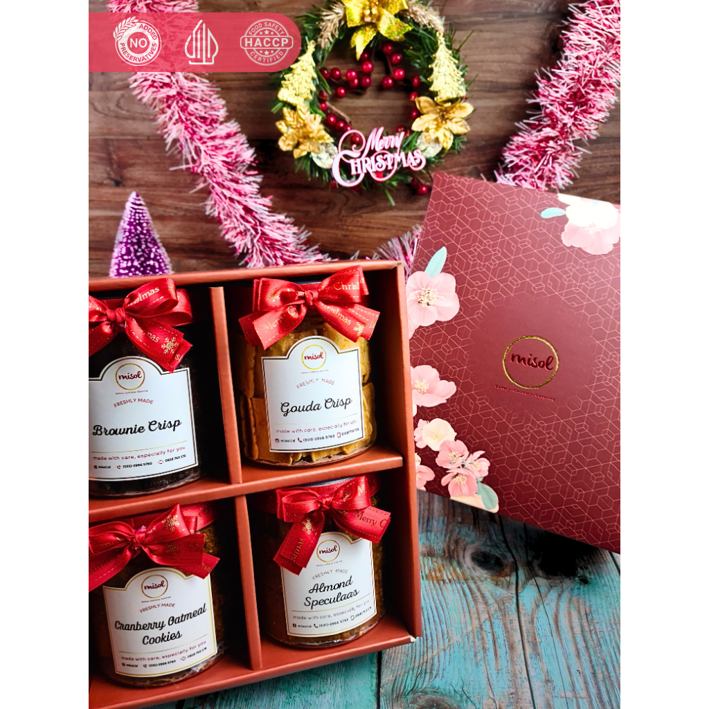 

SPECIAL Hampers Parcel MISOL - 4 toples Cookies