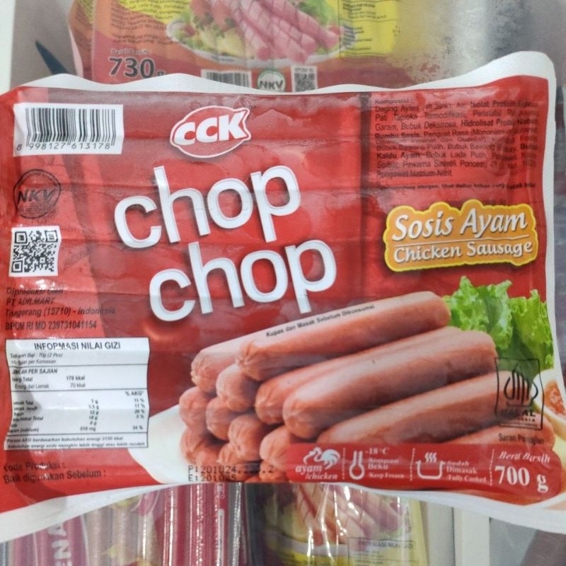 

Sosis ayam long/chopchop/700gr