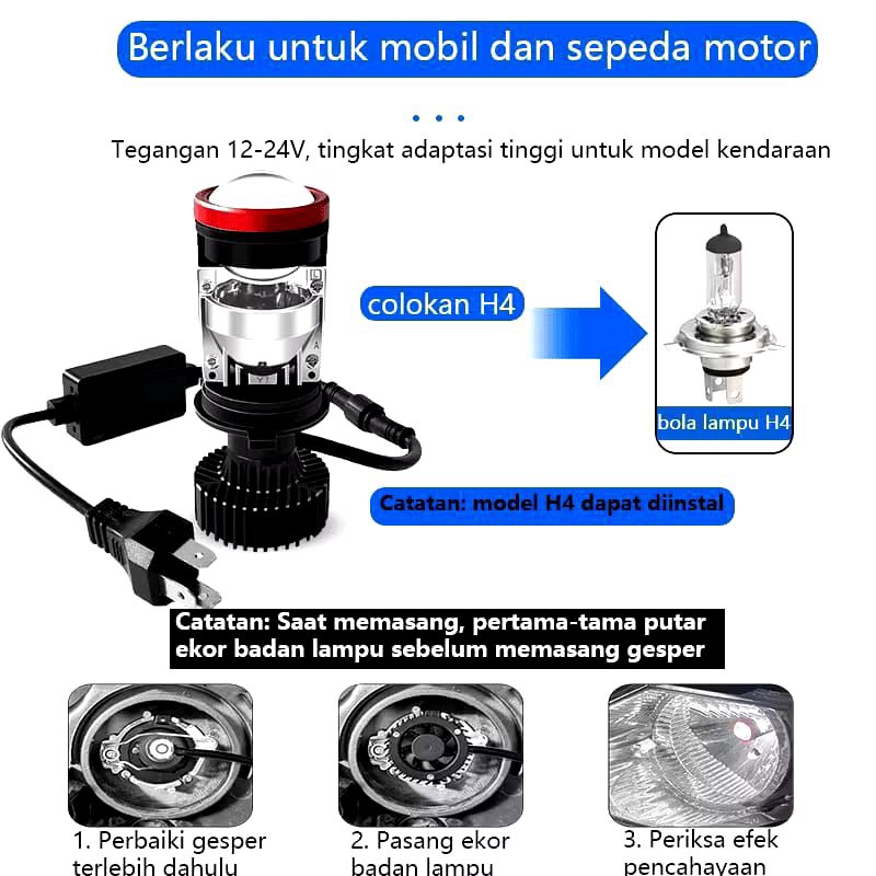 new lampu mobil motor led y7d original