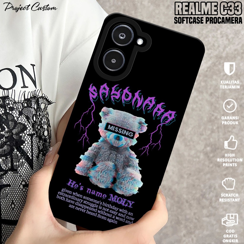 Softcase Hp Realme C33 - Case Hp Realme C33 ( BNKA ) Silikon Hp Realme C33 - Casing Hp Realme C33 - 