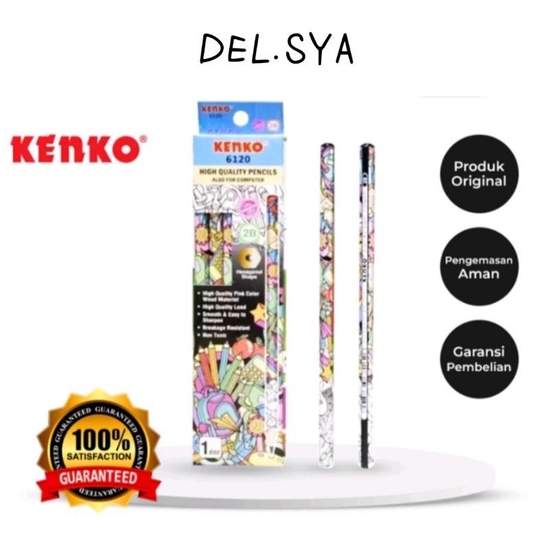 

Pensil Kenko 2B Motif Doodle Kualitas Bagus