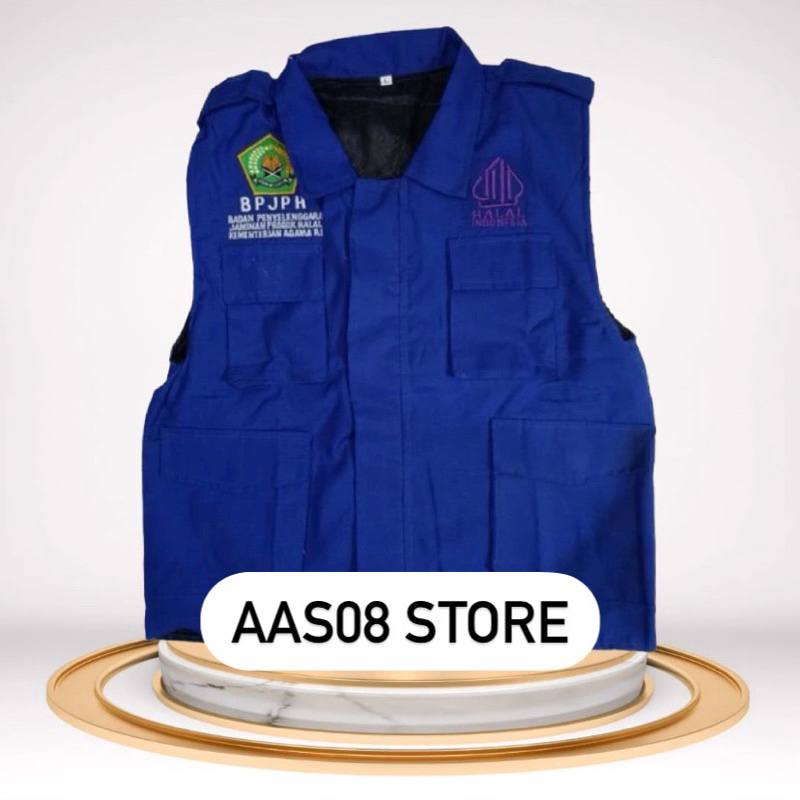 rompi kemenag halal terbaru rompi kementrian agama BPJPH rompi pendamping rompi kemenag halal