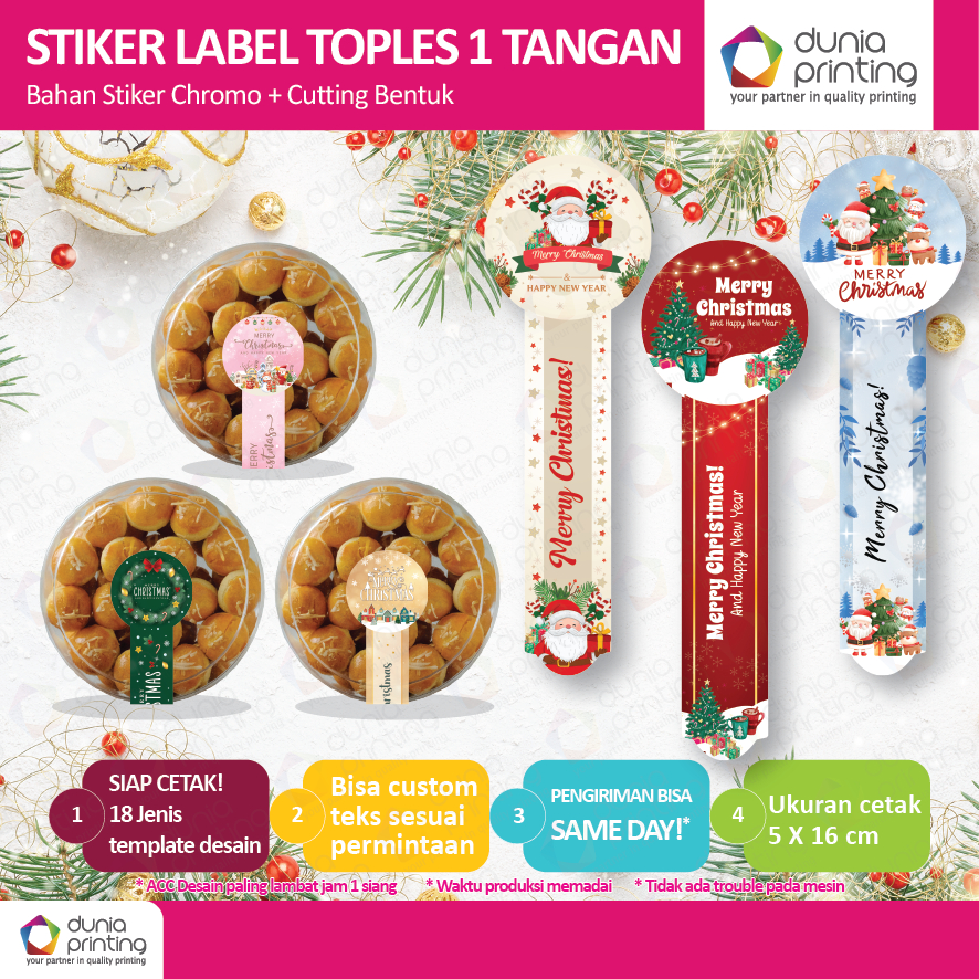 

Stiker Toples Natal 1 Tangan Ekonomis 5 x 16 cm