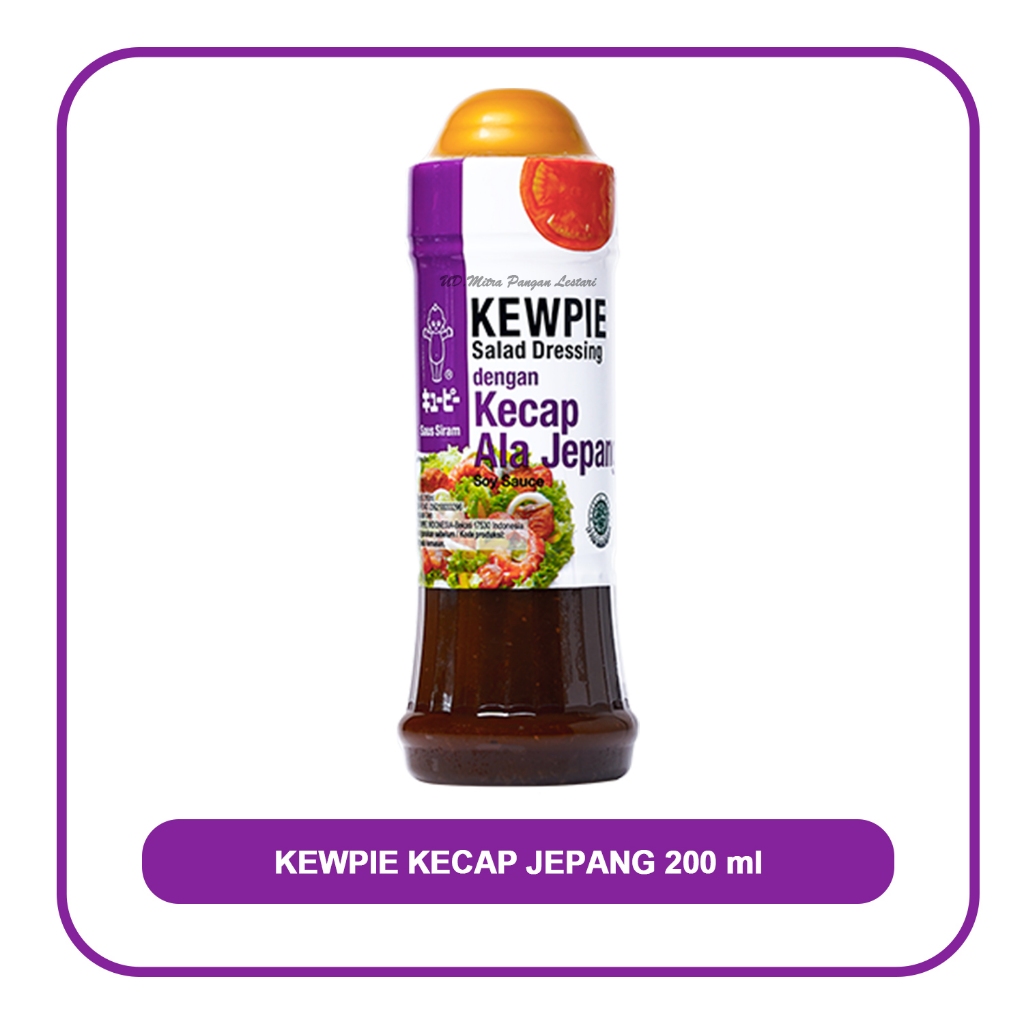 

Kewpie Kecap Ala Jepang Salad Dressing 200 ml Botol / Kewpie Saus Dressing / Kecap Jepang Kewpie Soy Sauce / Saus Siram Kewpie