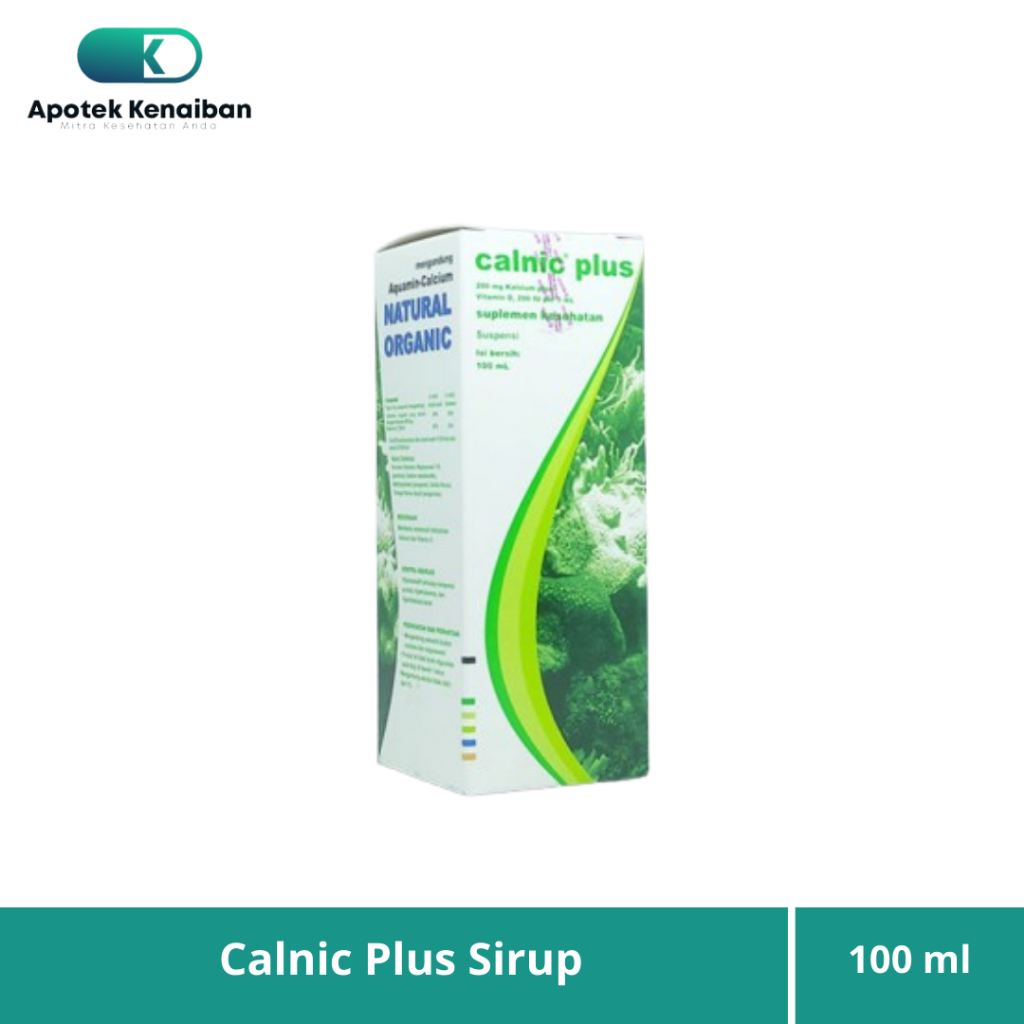 CALNIC PLUS SIRUP 100 ML / VITAMIN D + KALSIUM UNTUK ANAK