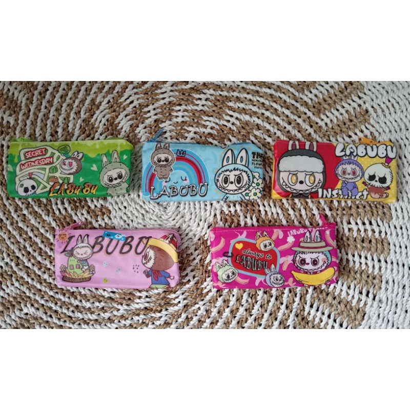 

paket 2 pcs tempat pensil labubu
