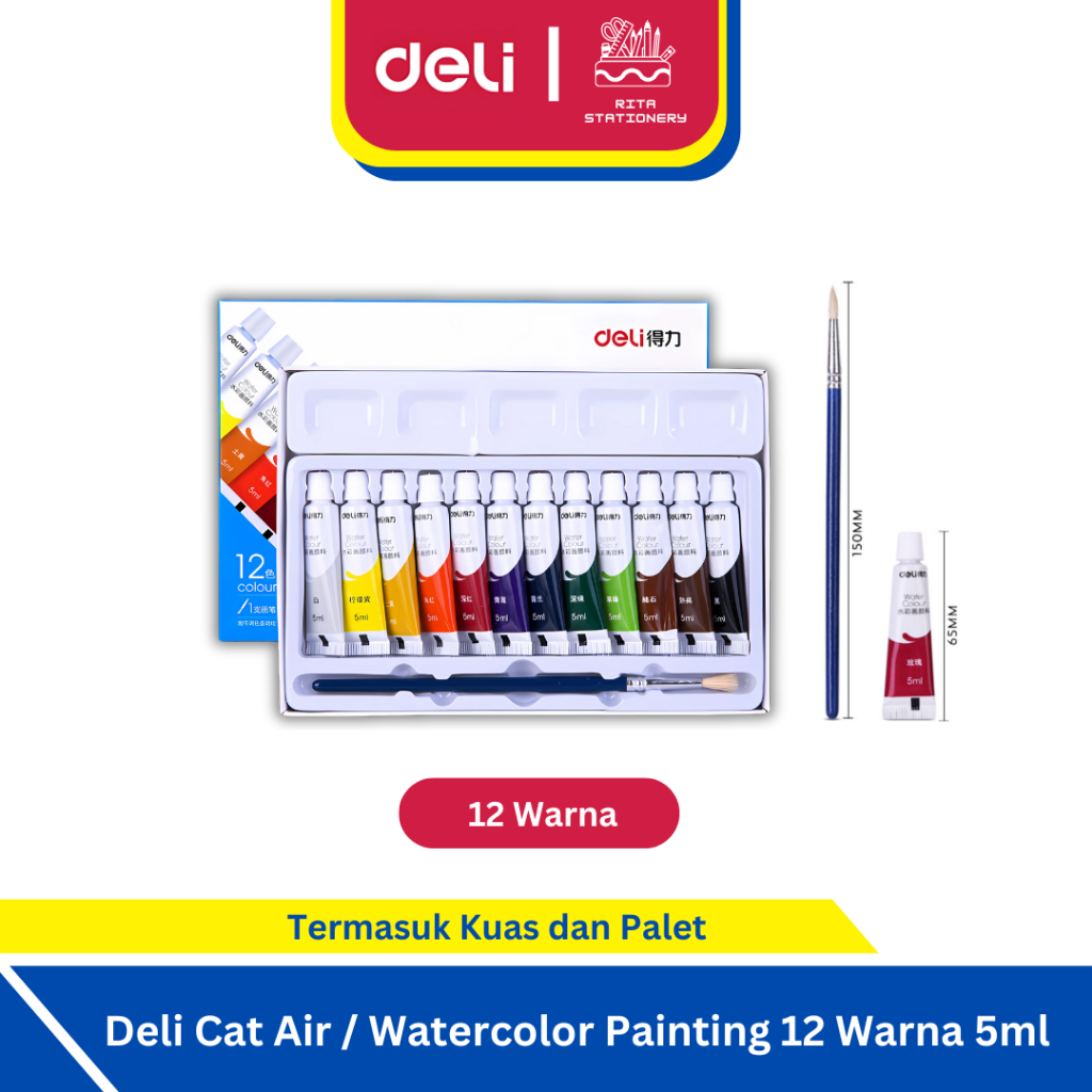 

Deli Cat Air / Watercolor Painting 12 warna Color - 73859