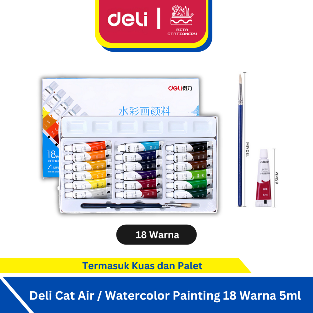 

Deli Cat Air / Watercolor Painting 18 warna Color - 73860