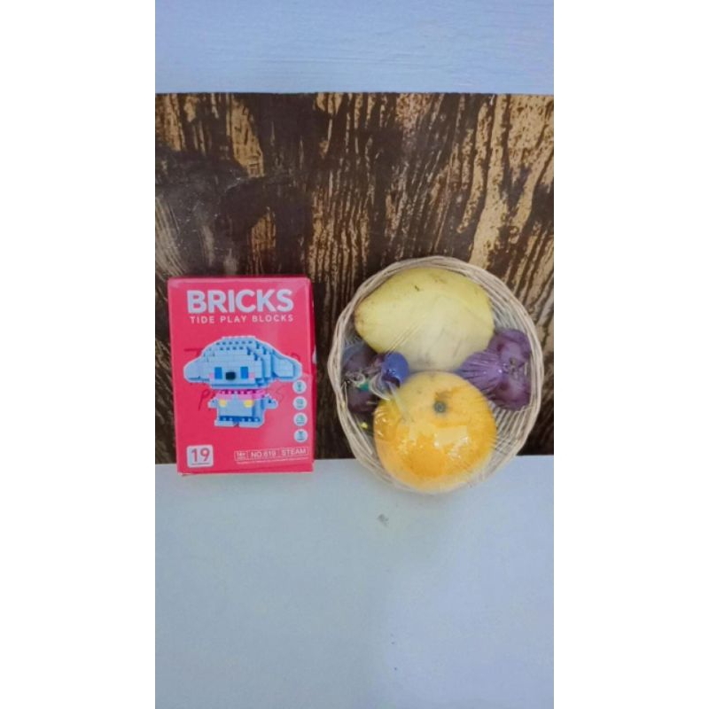 

Snack buah + souvenir kemasan keranjang rotan / bekal sekolah sehat / Souvenir bingkisan anak buah / souvenir ulang tahun anak sehat