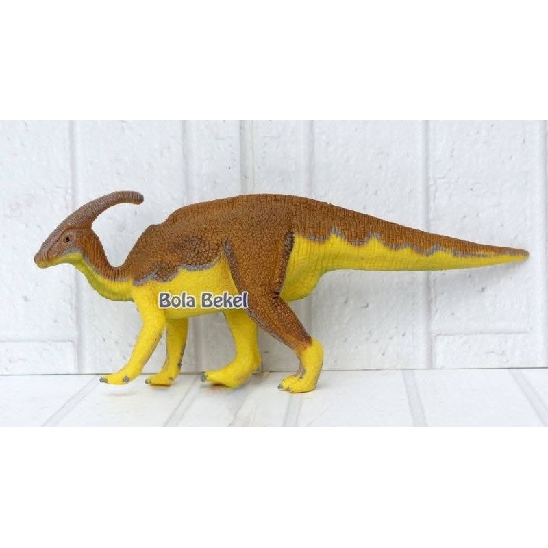 Dinosaurus Corythosaurus (kuning)