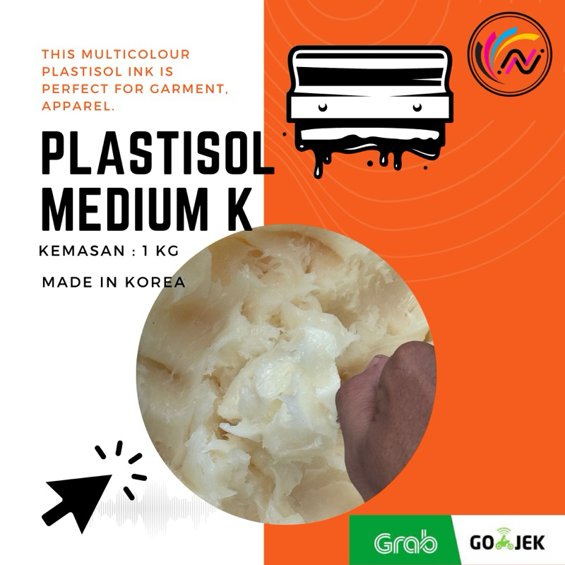 

PREMIUM Plastisol Medium K (HD / Transparan Kilap)