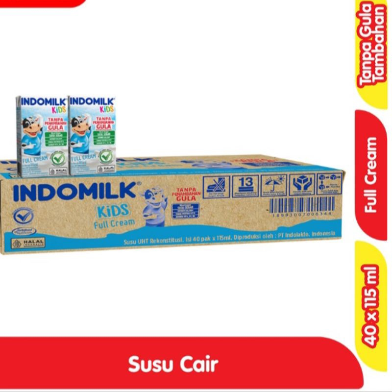 

INDOMILK KIDS SUSU UHT KOTAK 40 X 115ML - KARTON