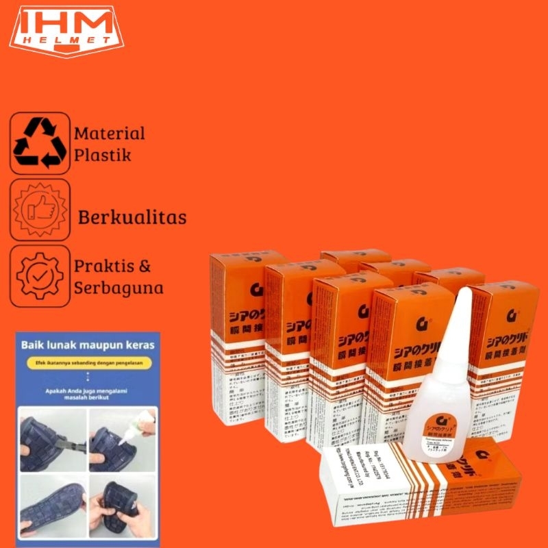 

Lem G Korea Kualitas Super/Perekat Super Glue