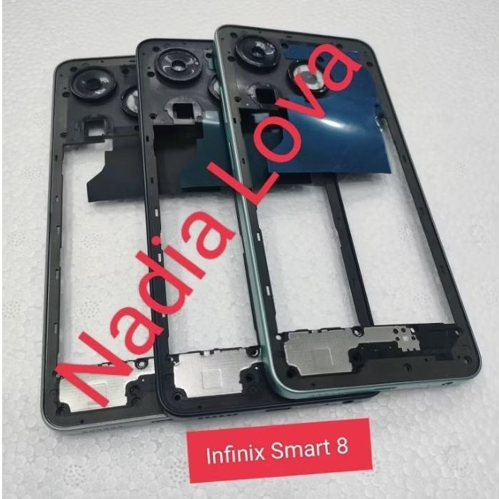 Bezel Bazel Tulang Samping Tutup Mesin Infinix Smart 8