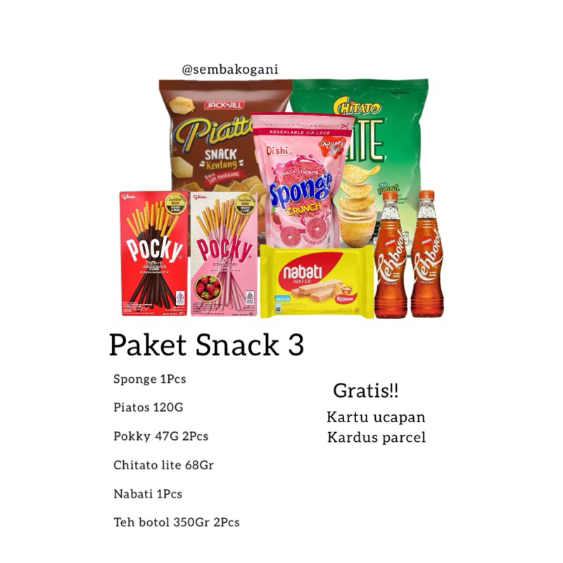 

PARCEL SNACK / KADO UNIK / SNACK PAKET