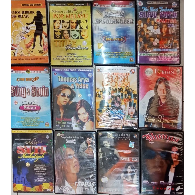 SALE SALE SALE VCD KARAOKE INDONESIA 100% Original. bebas pilih judul baru dan masih segel