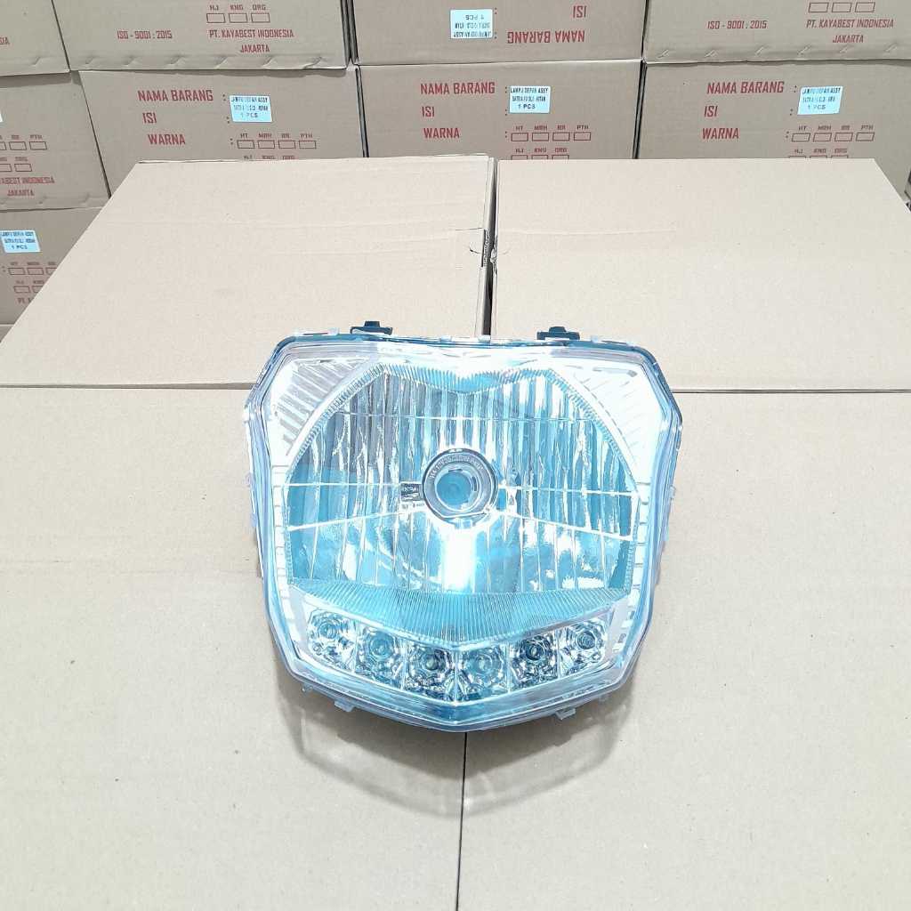 REFLEKTOR LAMPU DEPAN VIXION NEW NVL TAHUN 2012 2013 2014 NEW VIXION LIGHTING pluss bohlam lampu sok