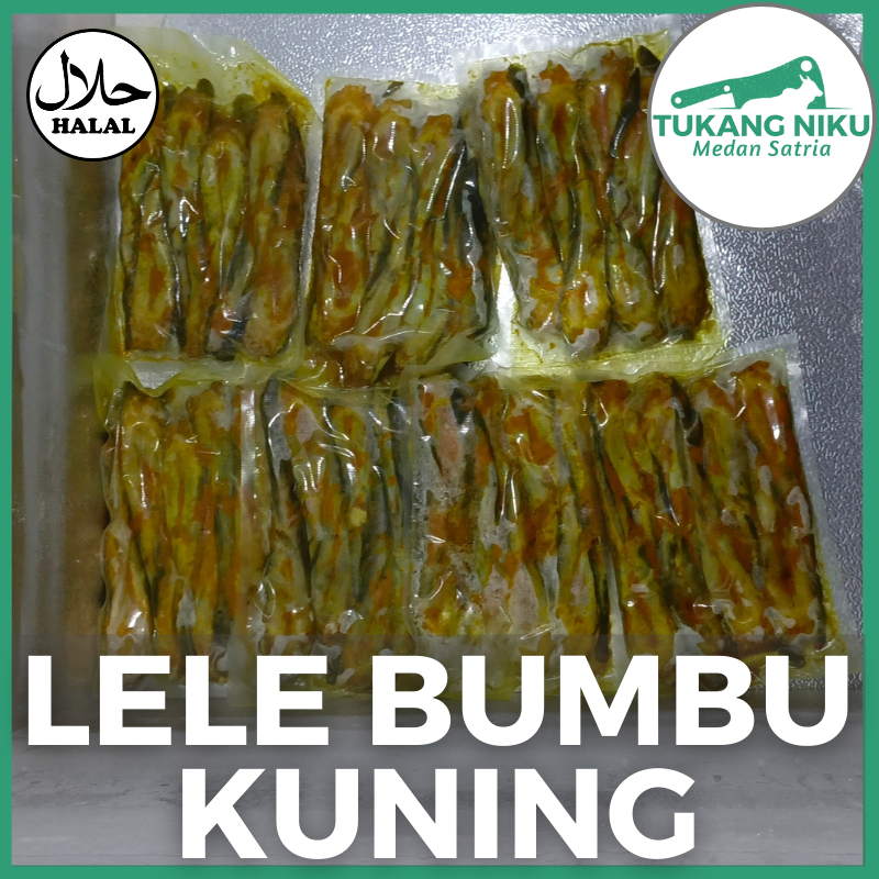 LELE BUMBU KUNING - HALAL FROZEN SEGAR FRESH SIAP GORENG MARINASI VAKUM VACUUM