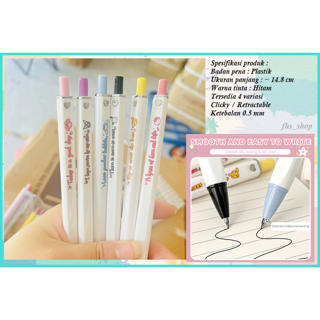 

Pulpen Sanrio Hello Kitty Cinnamoroll Pulpen Gel Persegi Pulpen Aesthetic Bulpen Aesthetic Clicky