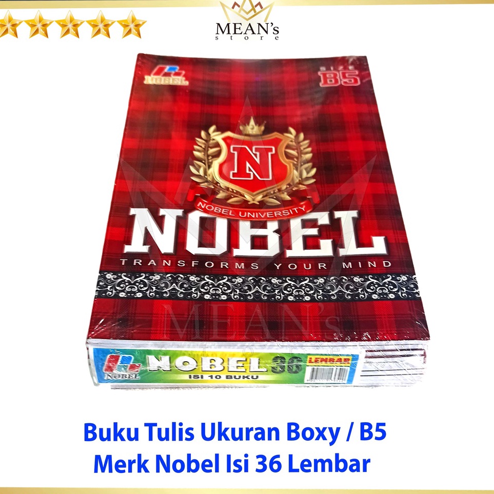 

pq Best Terlaris Buku Tulis Nobel Isi 36 Lembar Buku Tulis SMK SMA SMP Boxy B5 K39
