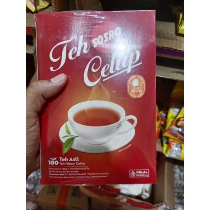 

Teh Celup Sosro 1pack isi 100lembar