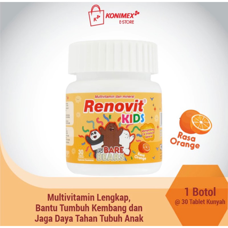 RENOVIT KIDS ORANGE 30cap