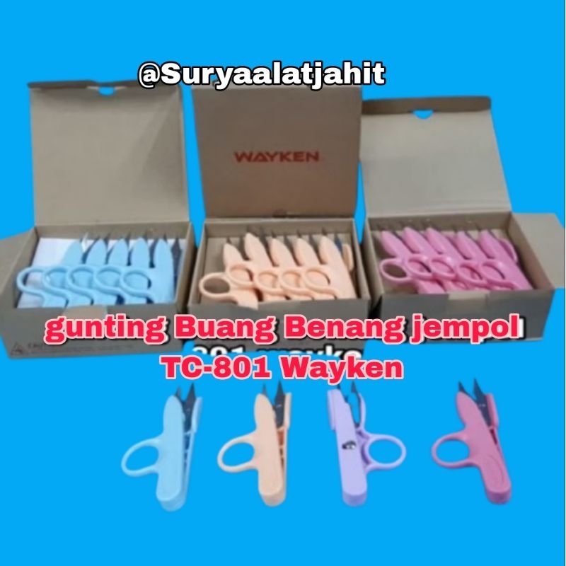 

Gunting Buang Benang Jempol TC-801 wayken =rp.7.500/1pcs