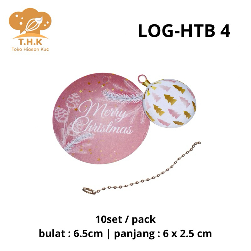 

LOG HTB - Hang Tag 2 in 1 Hampers Natal Christmas (10pcs)