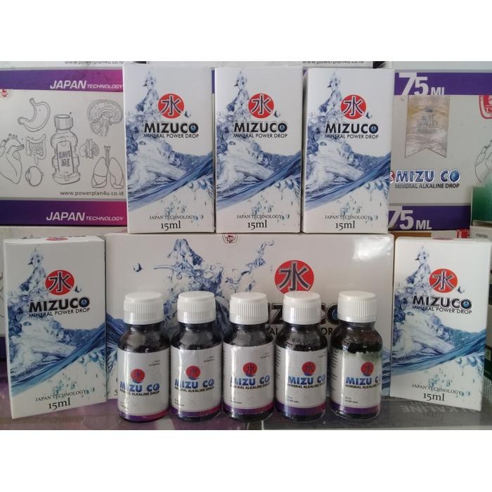 

Mizuko Mizuco Mineral Power Drop 1 Box Isi 5 Botol Original