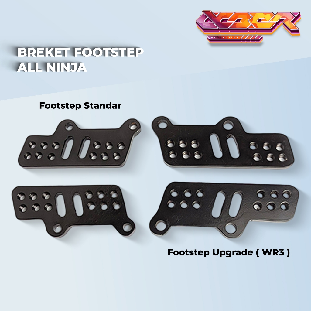 Breket Footstep Underbone Ninja R SS RR Footstep Adaptor Footstep Underbone Ninja R SS RR