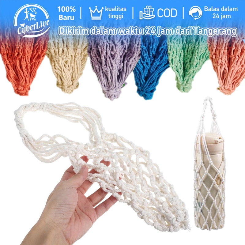 Macrame Bottle Strap Tali Botol Macrame Tumbler Holder Bottle Strap