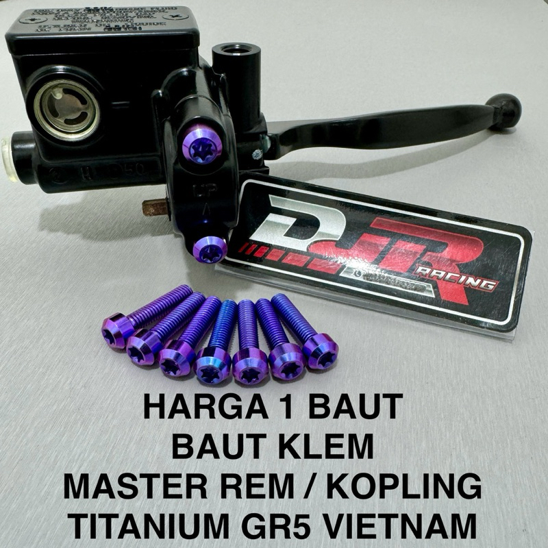 BAUT KLEM MASTER REM KOPLING RX KING RXKING TITANIUM GR5 original VIETNAM