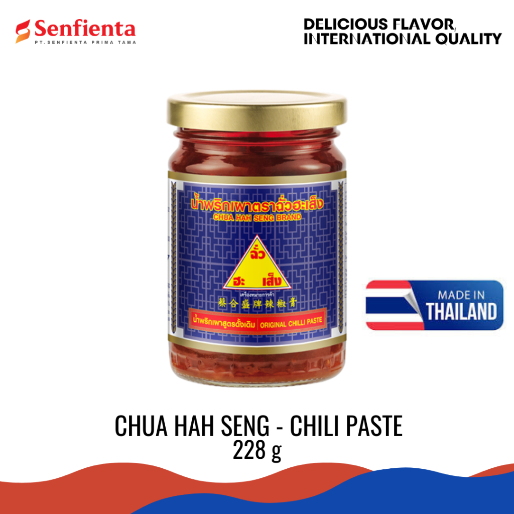 

Chua Hah Seng Chilli Paste 228 gr
