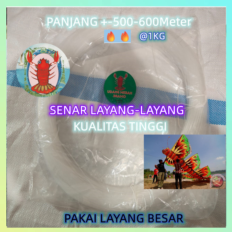 Senar Layang-Layang / Pancing Kiloan / Senar Layangan Berbagai Ukuran 0,5MM-1,4MM MURAH GROSIR / kg