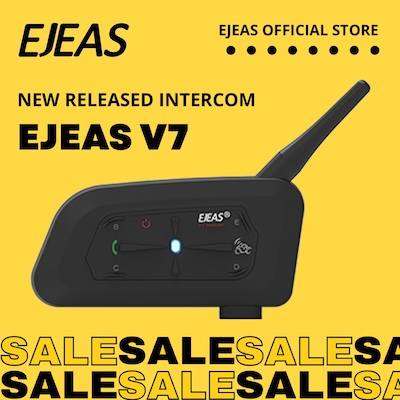 EJEAS V7 Bluetooth Intercom Helm 7 Rider Headset Alt V6 PRO Q7 Q2