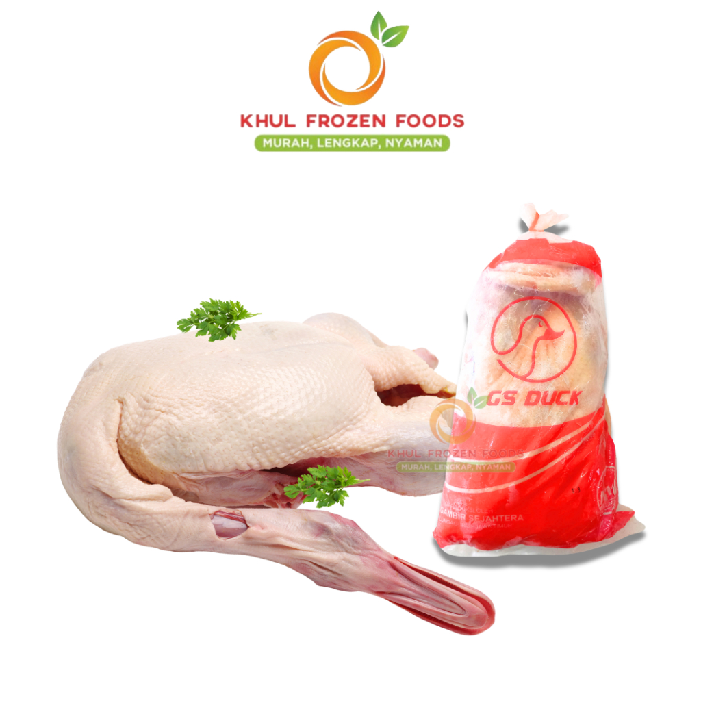 

Bebek beku uk 1.3kg/ bebek frozen/ bebek utuh/ daging bebek/ bebek polos