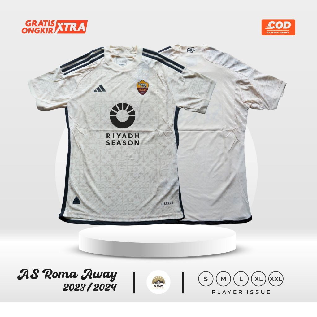 Jersey Player Issue As Roma Away 2023/2024