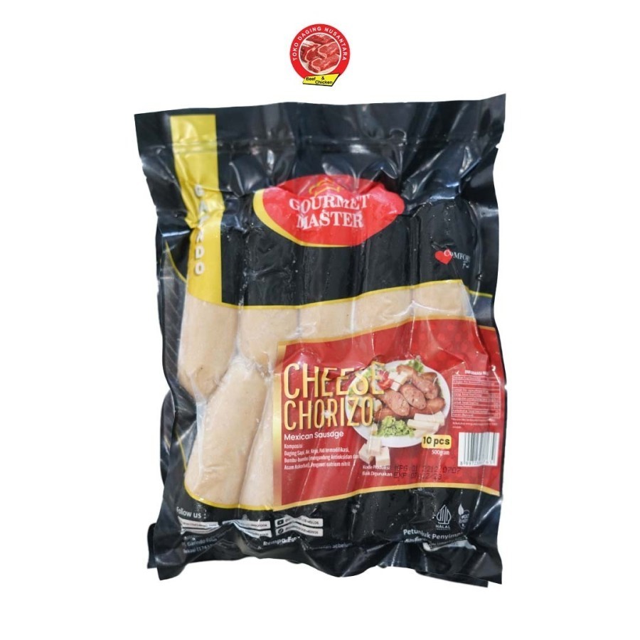 

Gourmet Master Sausage Chorizo Cheese 500 Gram