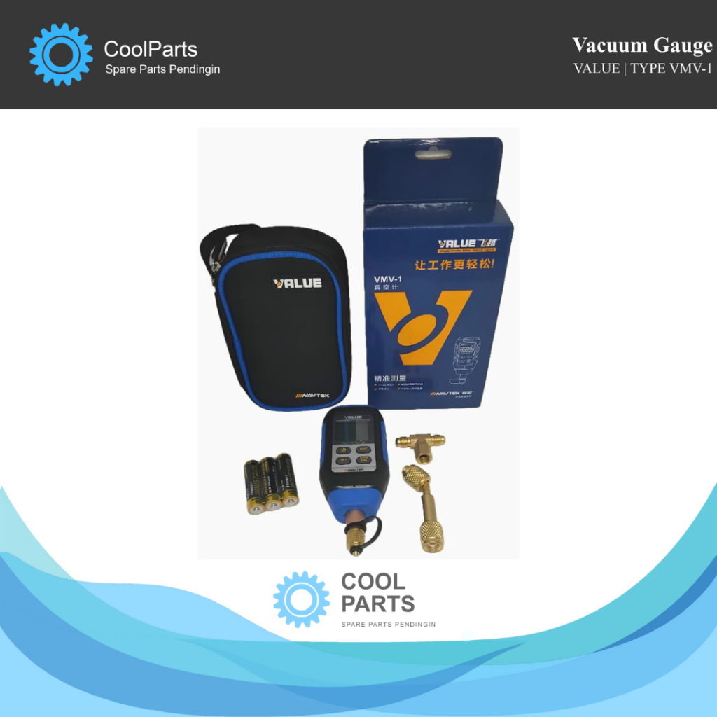 DIGITAL VACUUM MANIFOLD GAUGE VALUE VMV-1