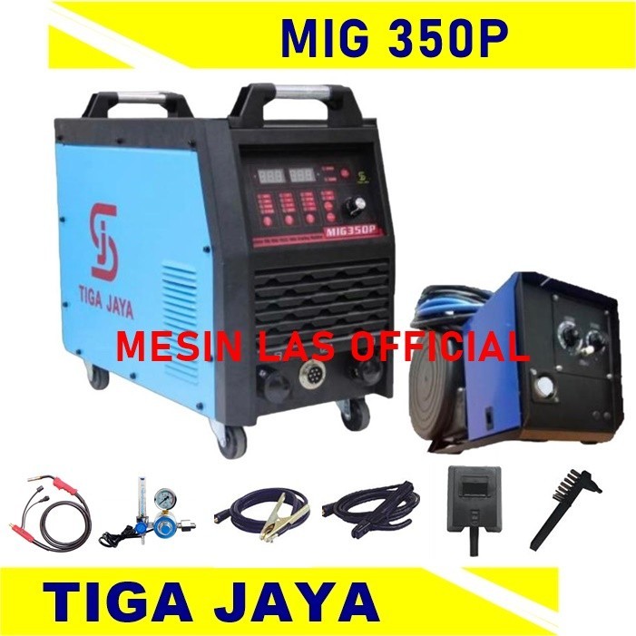 Mesin Las MIG 350 A Pulse Trafo Las CO2 MIG 350 P Tiga Jaya