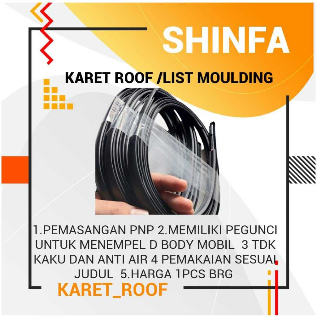 karet atap mobil /list atap mobil/karet roof /drip side/list moulding atap mobil zuzuki ertiga-origi