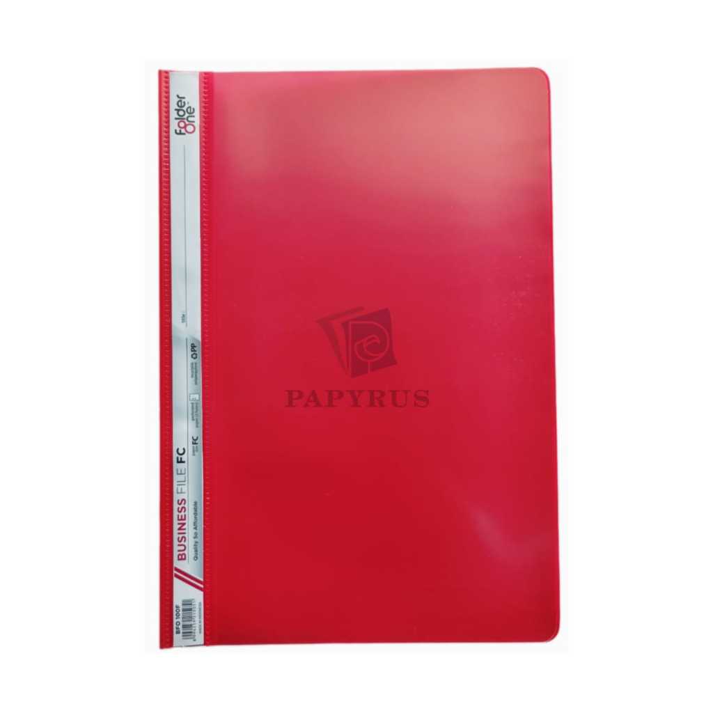 

BISNIS FILE / MAP SNEL PLASTIK / MAP SNELHECTER PLASTIK / BUSINESS FILE FOLDER ONE MERAH
