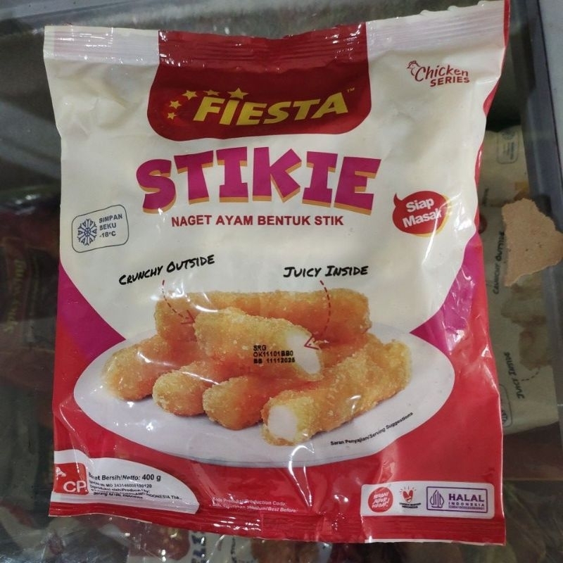 

fiesta stikie chicken nugget 400gram