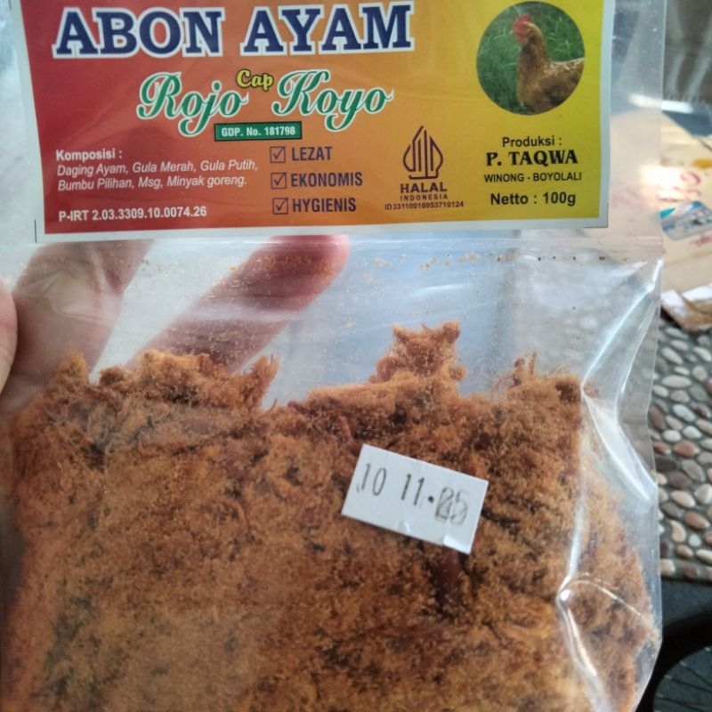 Abon ayam rojo.koyo