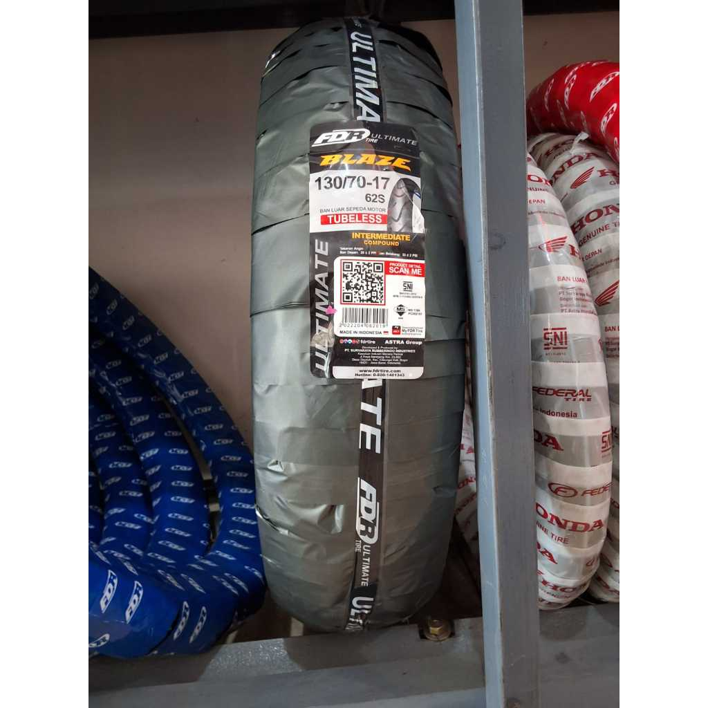 BAN FDR BLAZE TUBELESS 130/70-17