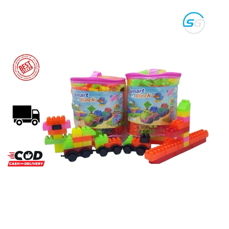 Lego Balok Susun Besar ISI 110 PCS