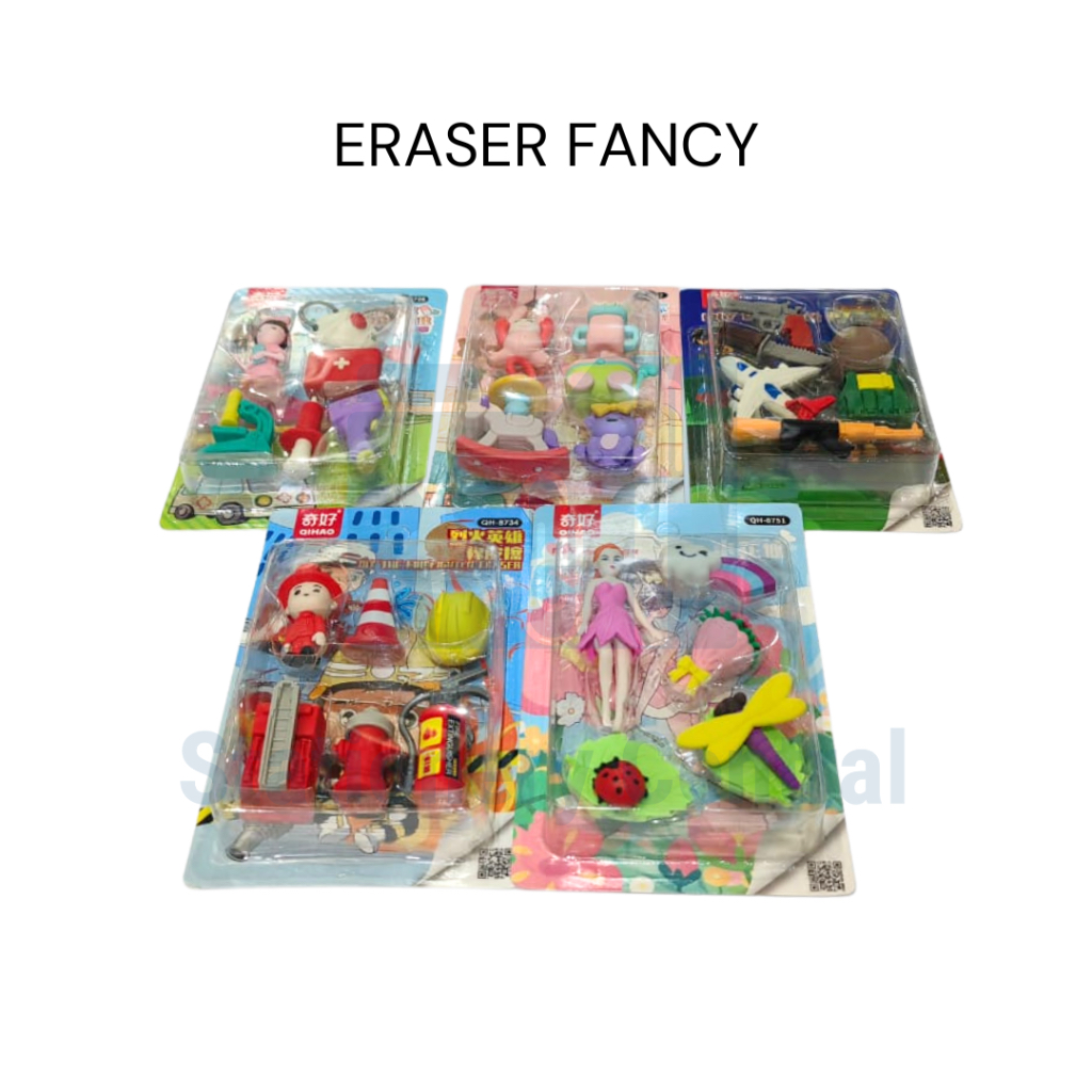 

Penghapus Fancy Lucu Anak Sekolah (6 pcs / set)